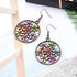 2” Bronze-tone Multicolor Earrings Bohemian Retro Drop Dangle Hook